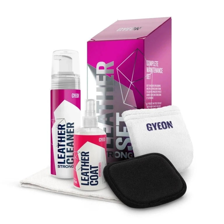 Sada na čistenie a impregnáciu kože Gyeon Q2M Leather Set STRONG