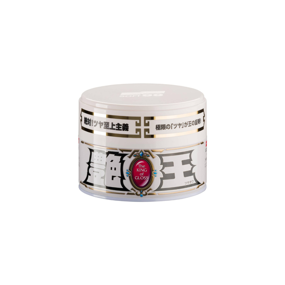 Soft99 The King of Gloss Wax White 300 g – vosk pre svetlé laky