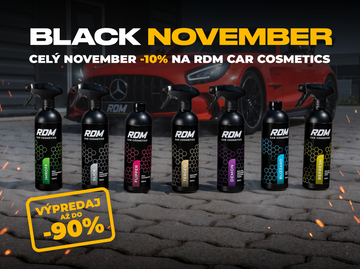 Black November v RDM: zľavy až 90 % a kurz k leštičke zdarma