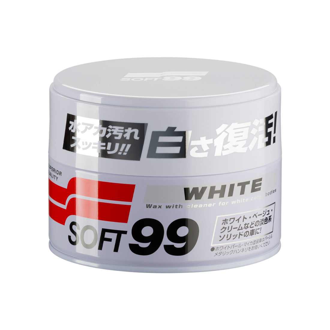 Soft99 White Wax - Vosk pre biele a svetlé laky 300g