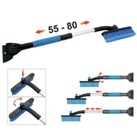 Teleskopická škrabka s otočnou metličkou