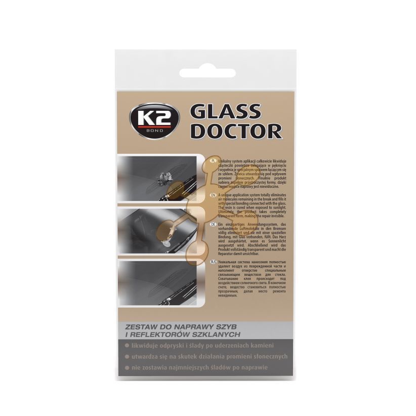 K2 GLASS DOCTOR - set na opravu skla