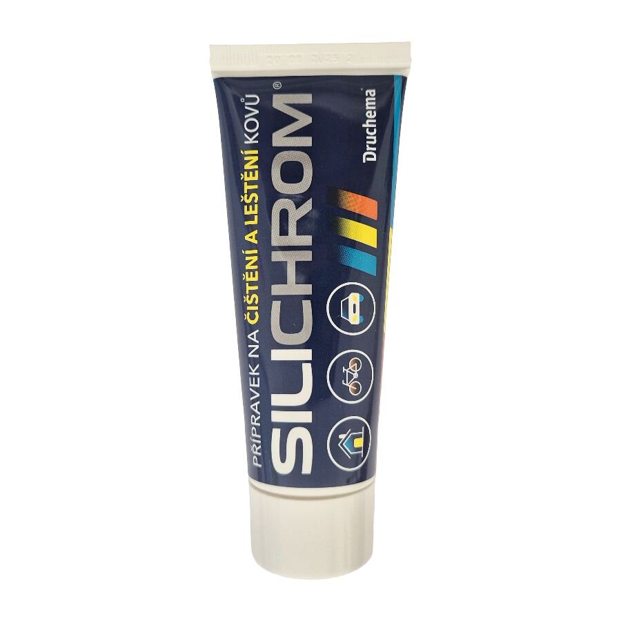 Druchema Silichrom – pasta na čistenie a leštenie kovov 90 g