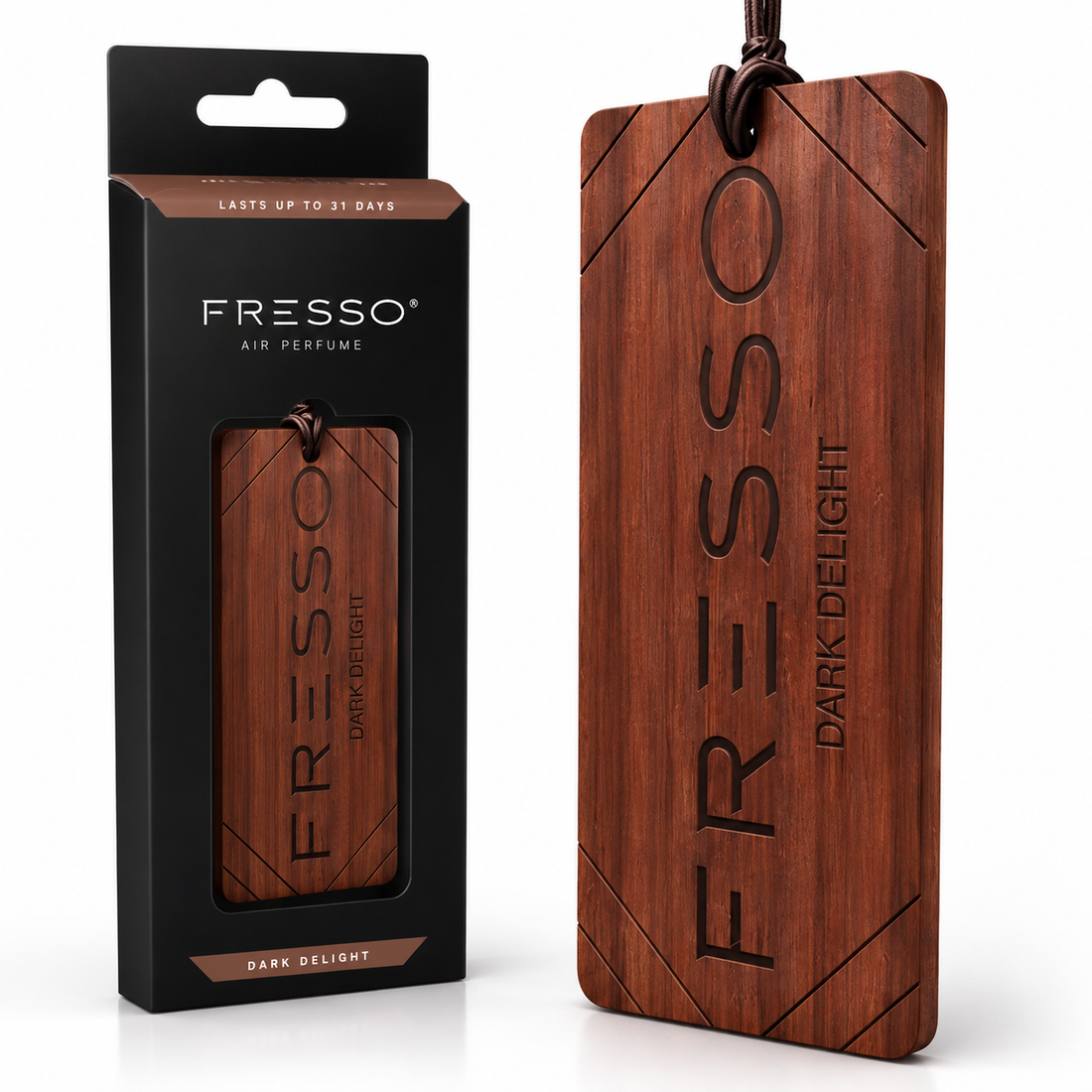 Drevený prívesok Fresso DARK DELIGHT