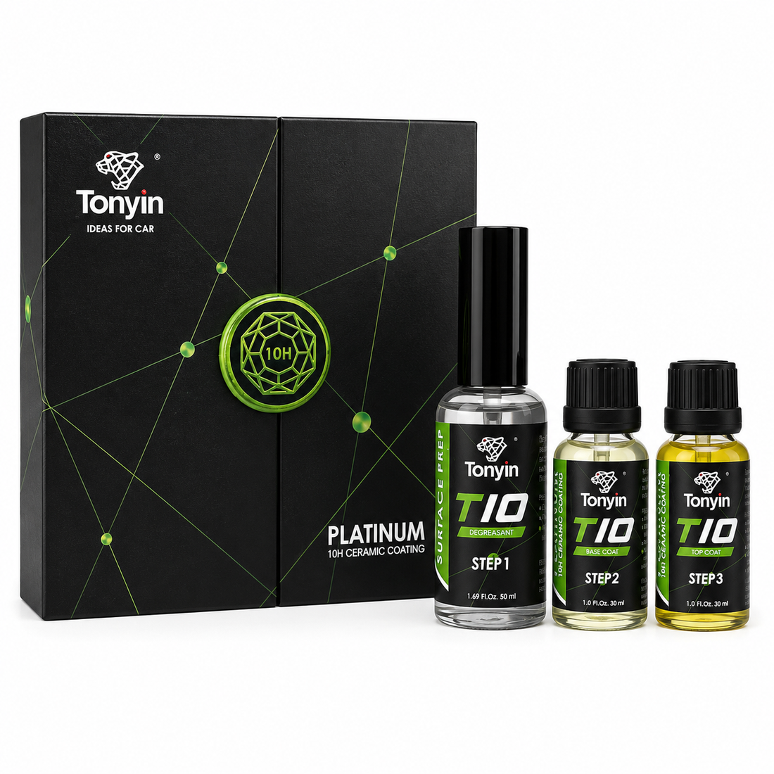 Tonyin Platinum 10H Ceramic Coating – 3 vrstvová nano keramická ochrana