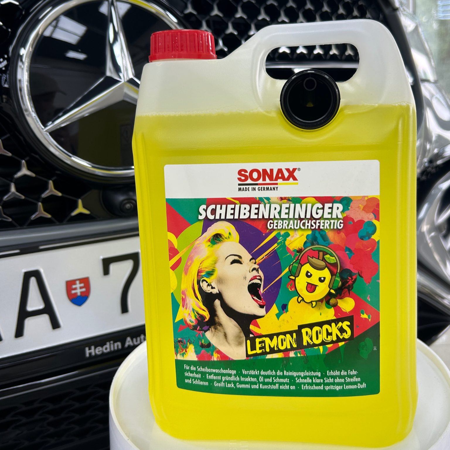 SONAX-Letná zmes ostrekovačov Lemon Rocks-5L
