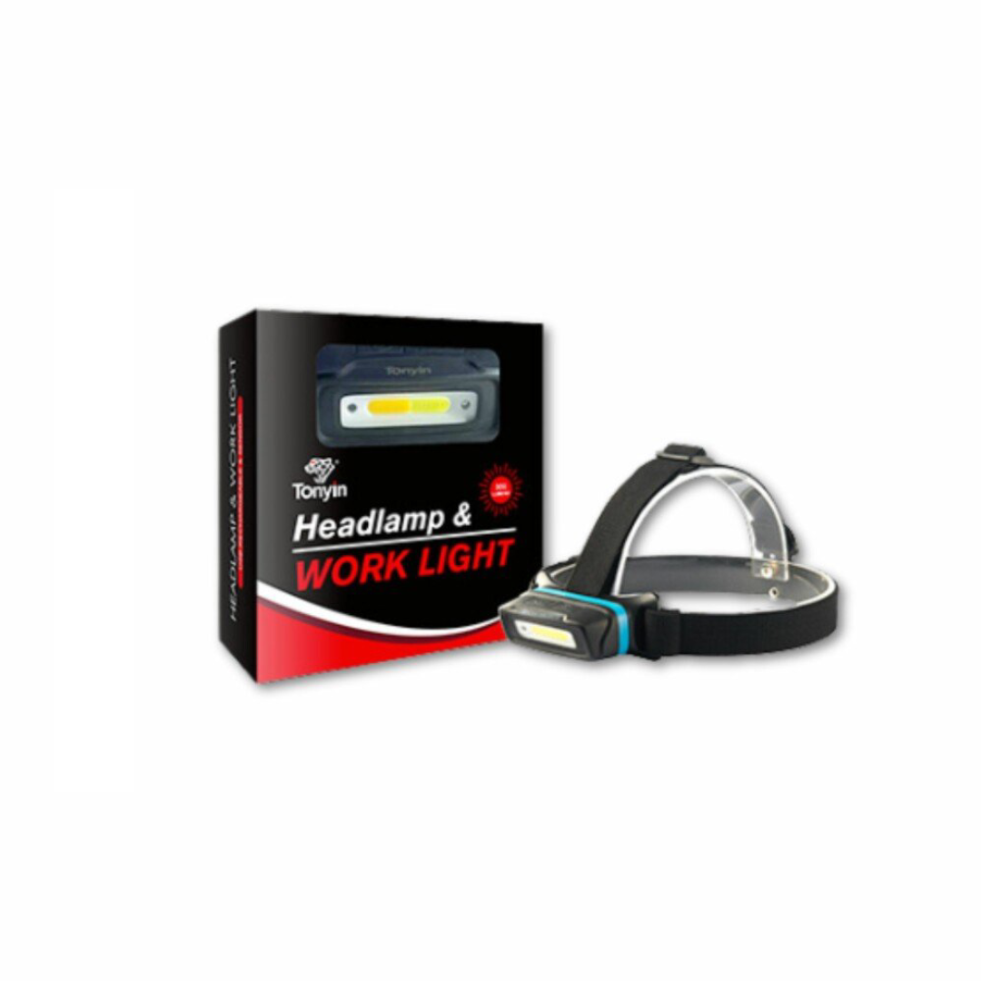 TONYIN HEADLAMP & WORK LIGHT – Čelovka s 3 farbami svetla