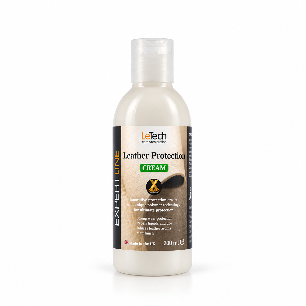 LeTech Leather Protection Cream X-GUARD PROTECTED 200ml/500ml – ochranný krém na kožu