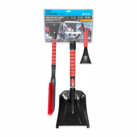 Zimná sada Strend Pro Premium – teleskopická lopata, škrabka a metlička