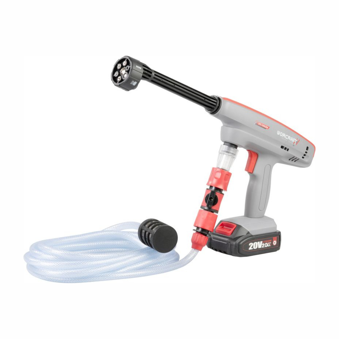 Akumulátorová tlaková pištoľ Worcraft CPC-S20LiEM – 20V, 2.0Ah, sada s príslušenstvom
