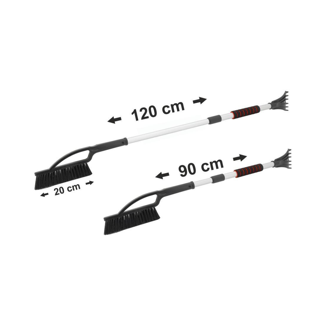 Škrabka na ľad s metličkou SNOW MAX teleskopická