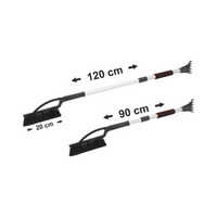 Škrabka na ľad s metličkou SNOW MAX teleskopická