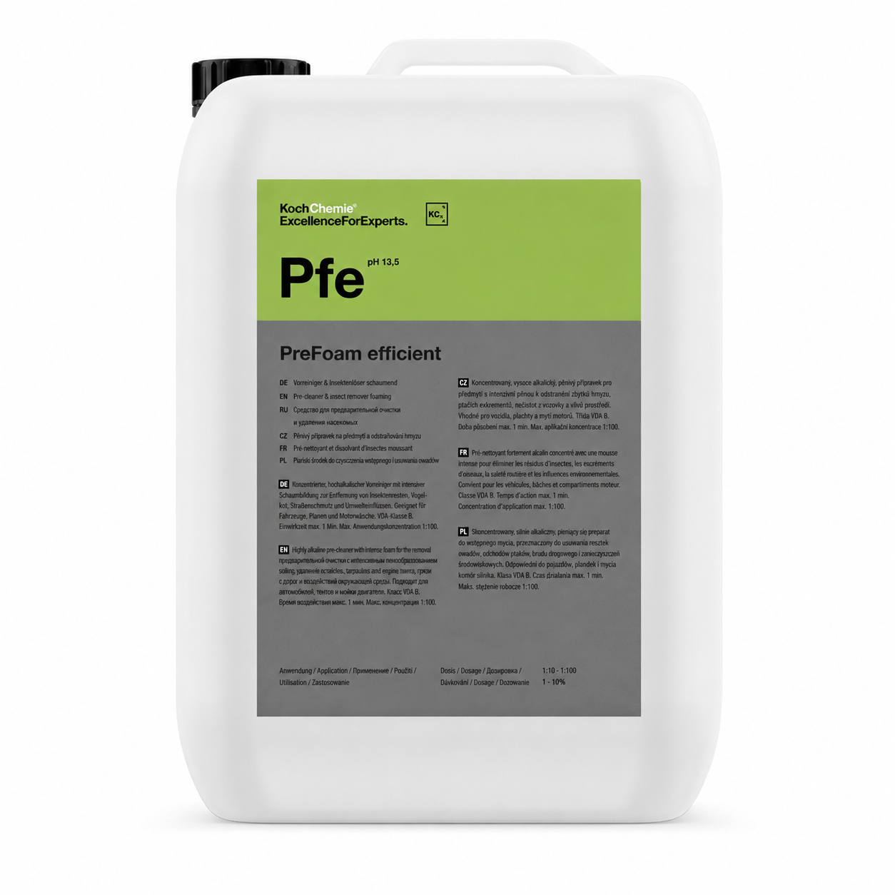 Koch Chemie PreFoam efficient (Pfe) – Penivý predumývač 5 l