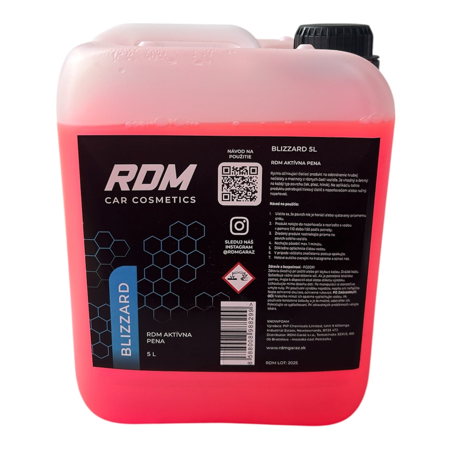 RDM BLIZZARD - Aktívna pena 5L