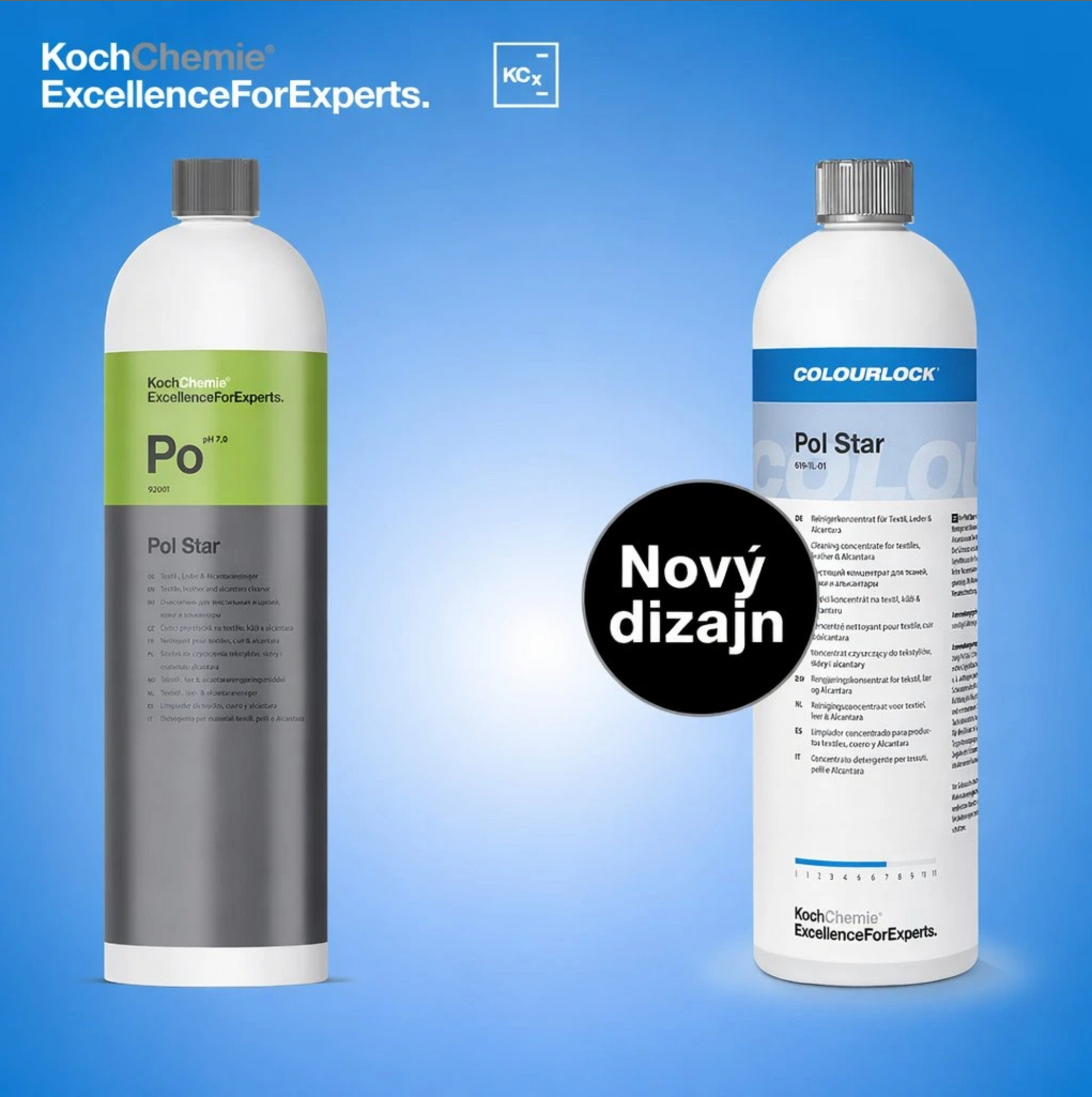 Koch Chemie Pol Star - Čistič kože, textílií a alcantary 1L (Colourlock)