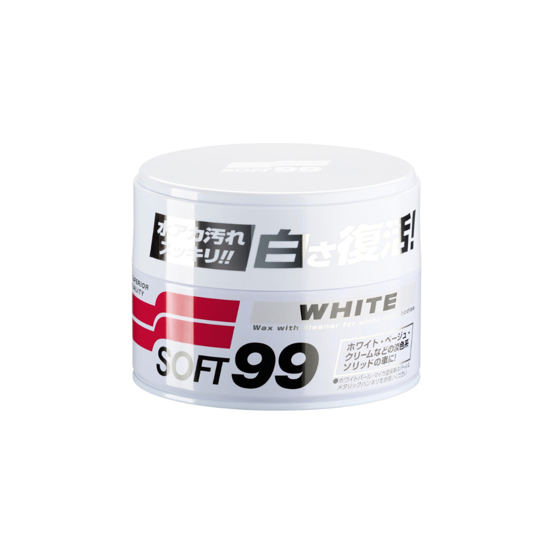 Soft99 White Wax - Vosk pre biele a svetlé laky 300g