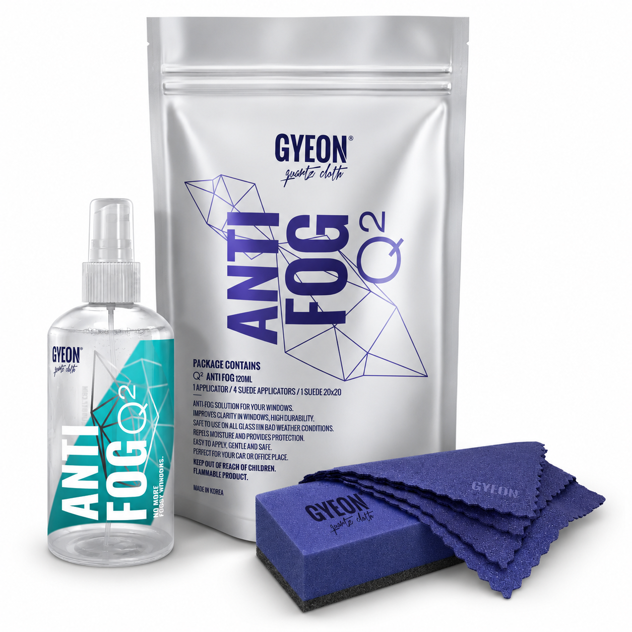 Gyeon Q² AntiFog 120 ml – ochrana proti zahmlievaniu skiel
