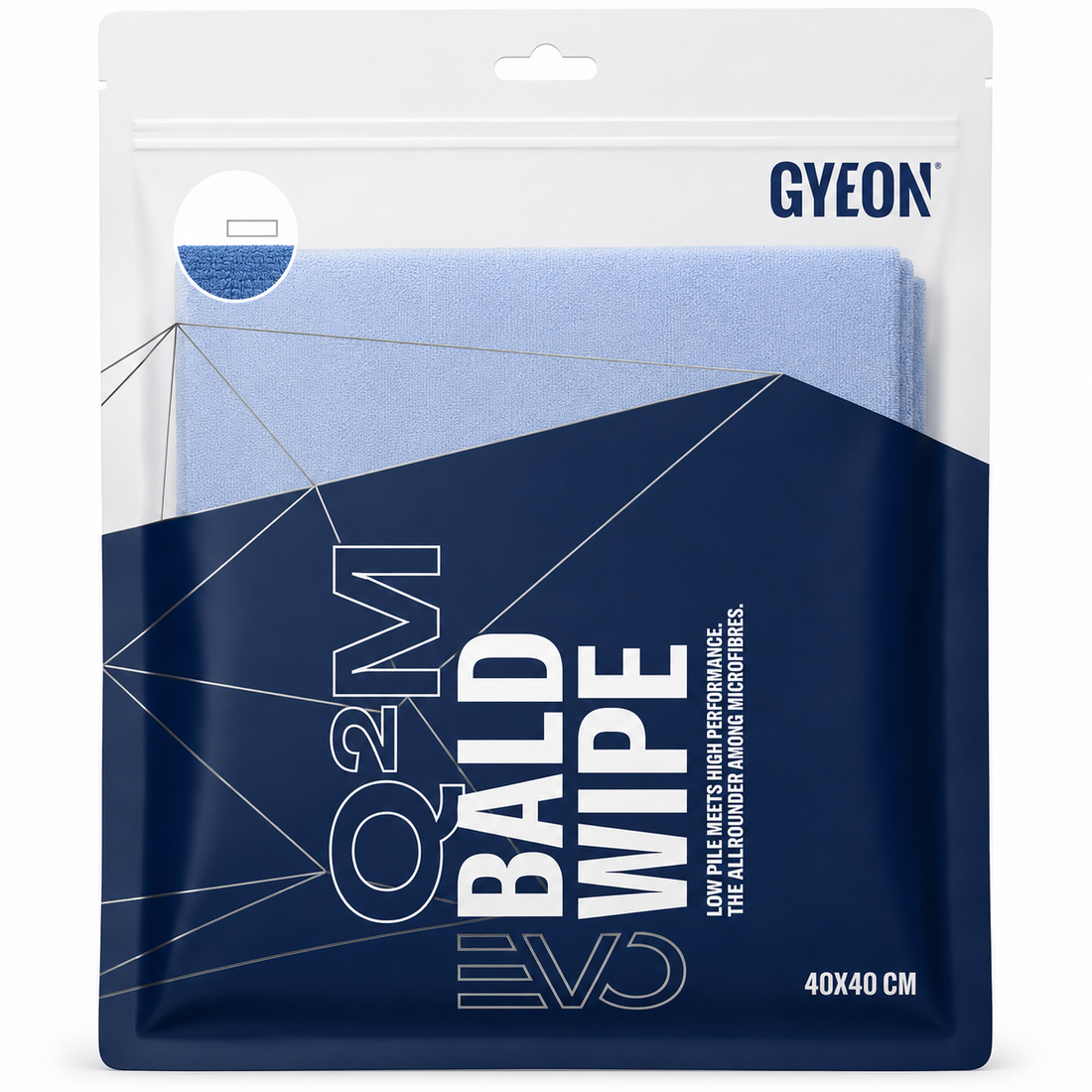 Gyeon Q²M BaldWipe EVO (40 × 40 cm) – univerzálna mikrovláknová utierka