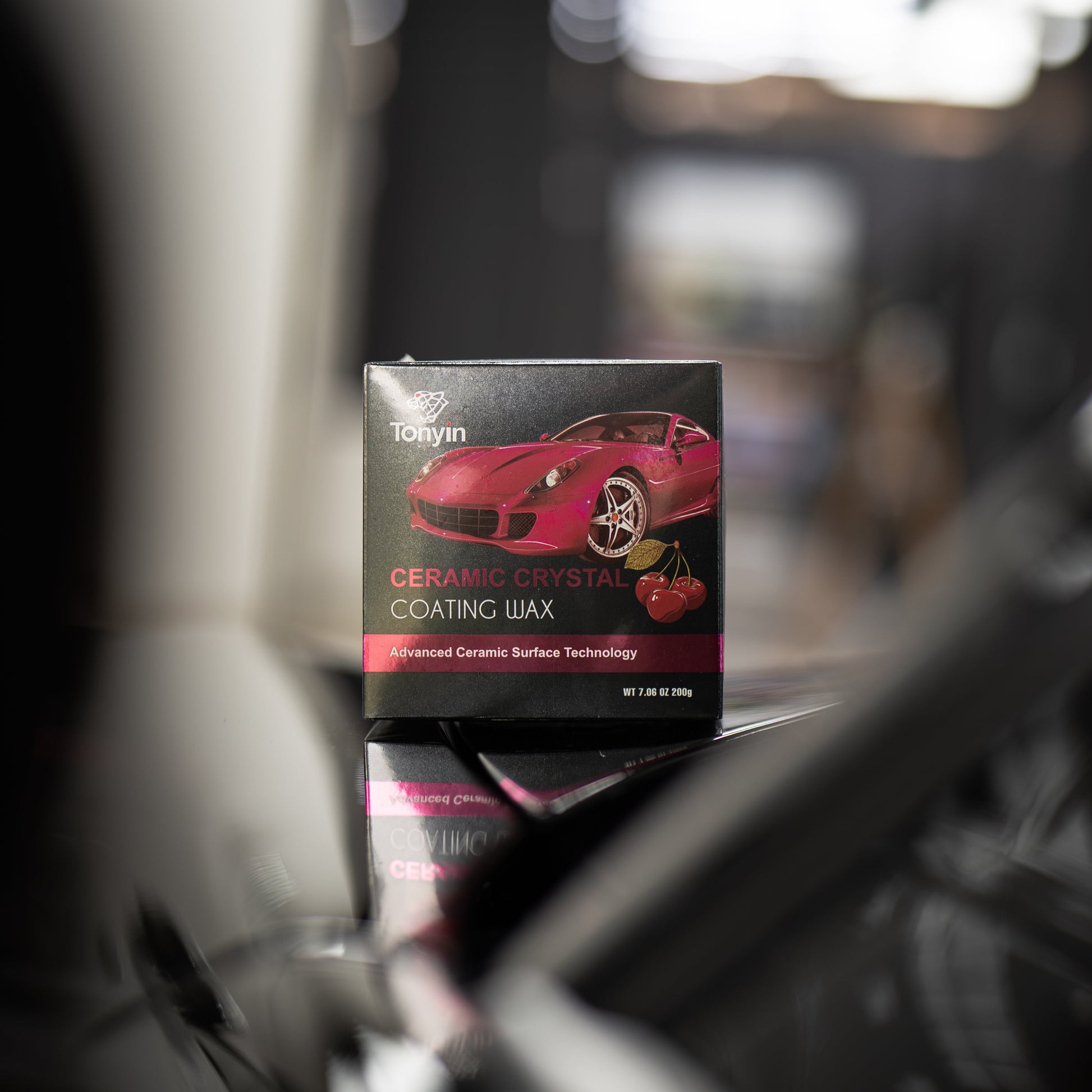 Tonyin Ceramic Crystal Coating Wax Cherry 200g - tuhý syntetický vosk