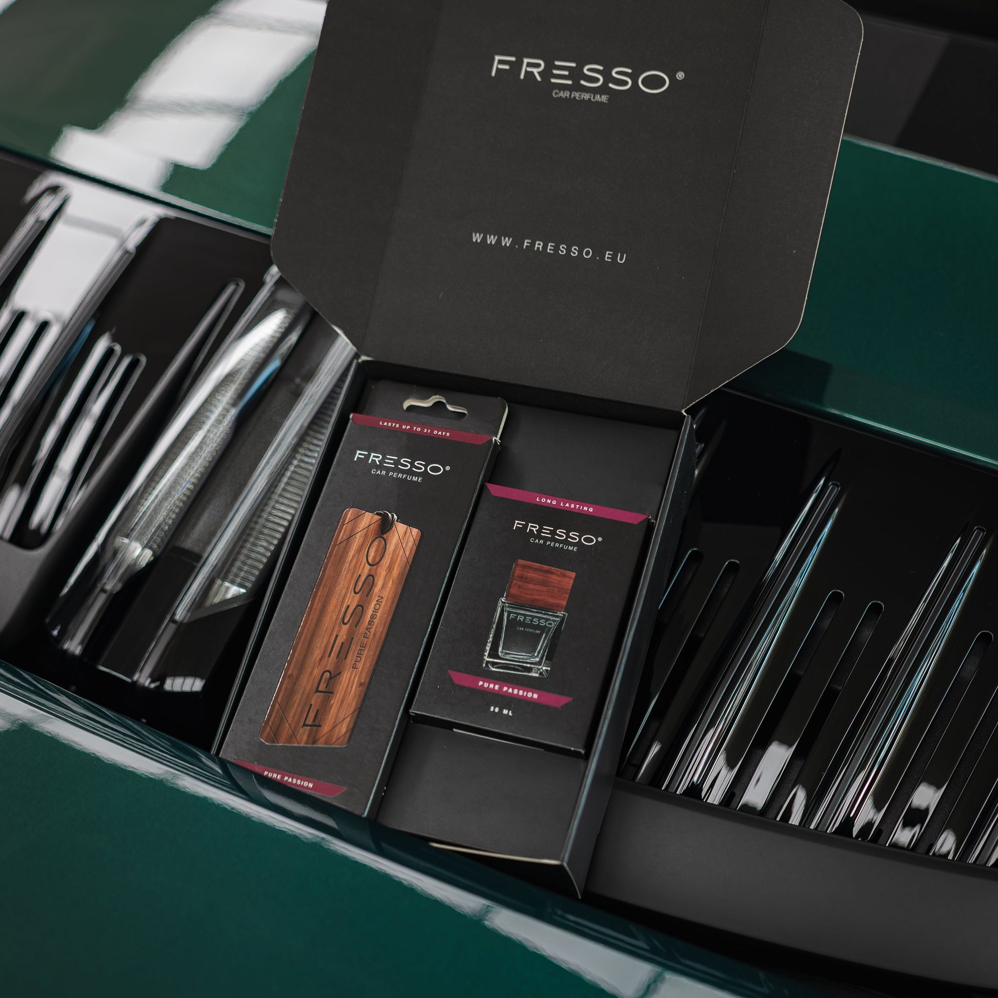 FRESSO Pure Passion Gift Box – Darčeková sada vôní do auta