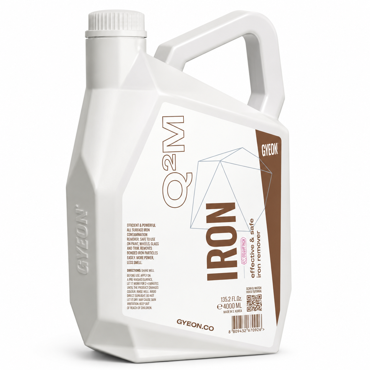 Odstraňovač vzdušnej hrdze Gyeon Q²M IRON 500ml/1L/4L