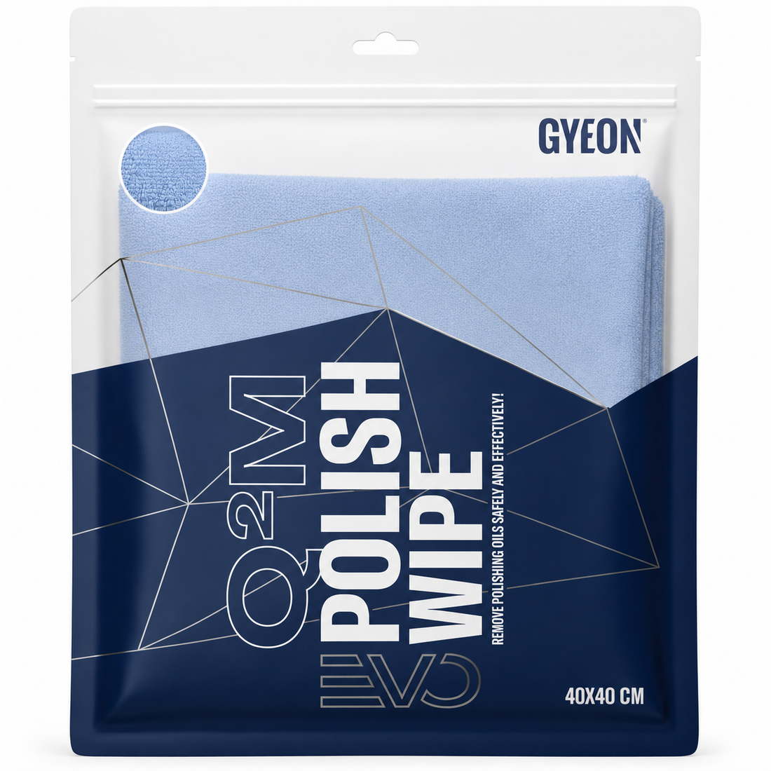 Gyeon Q²M PolishWipe EVO (40 × 40 cm) – mikrovláknová utierka na stieranie leštiacich pást