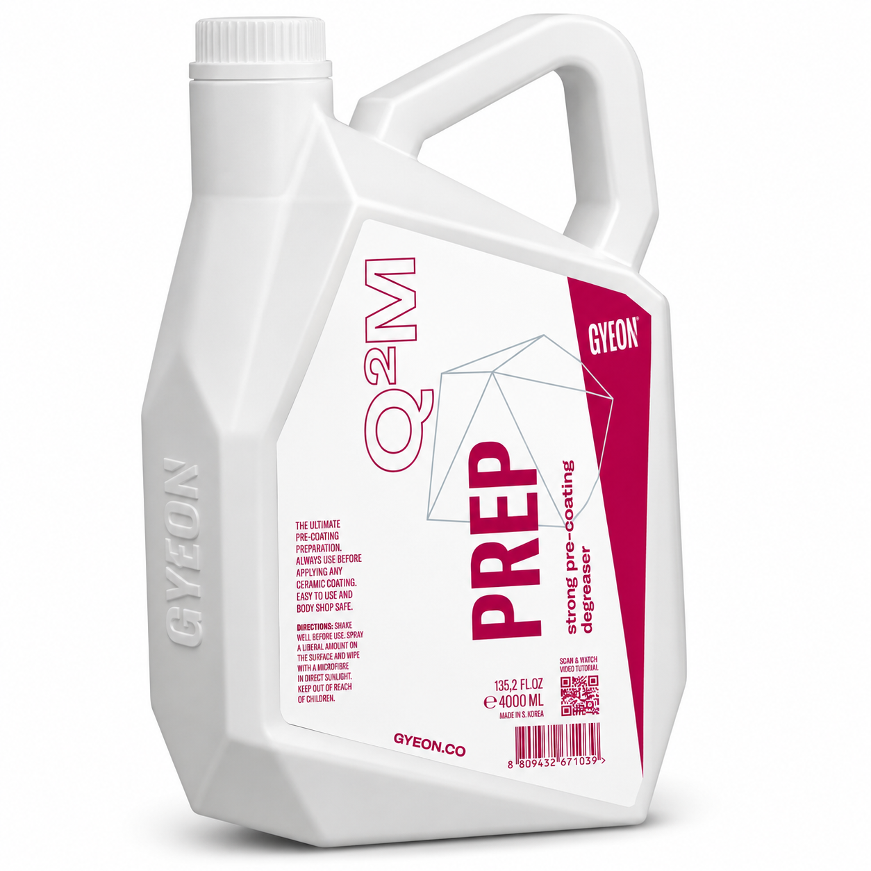Čistič a odmastňovač Gyeon Q²M PREP 500ml/1L/4L