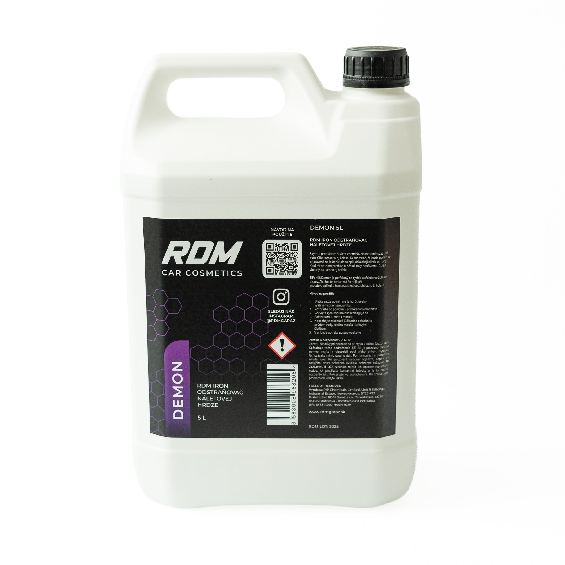 RDM Iron DEMON - Odstraňovač náletovej hrdze 5L