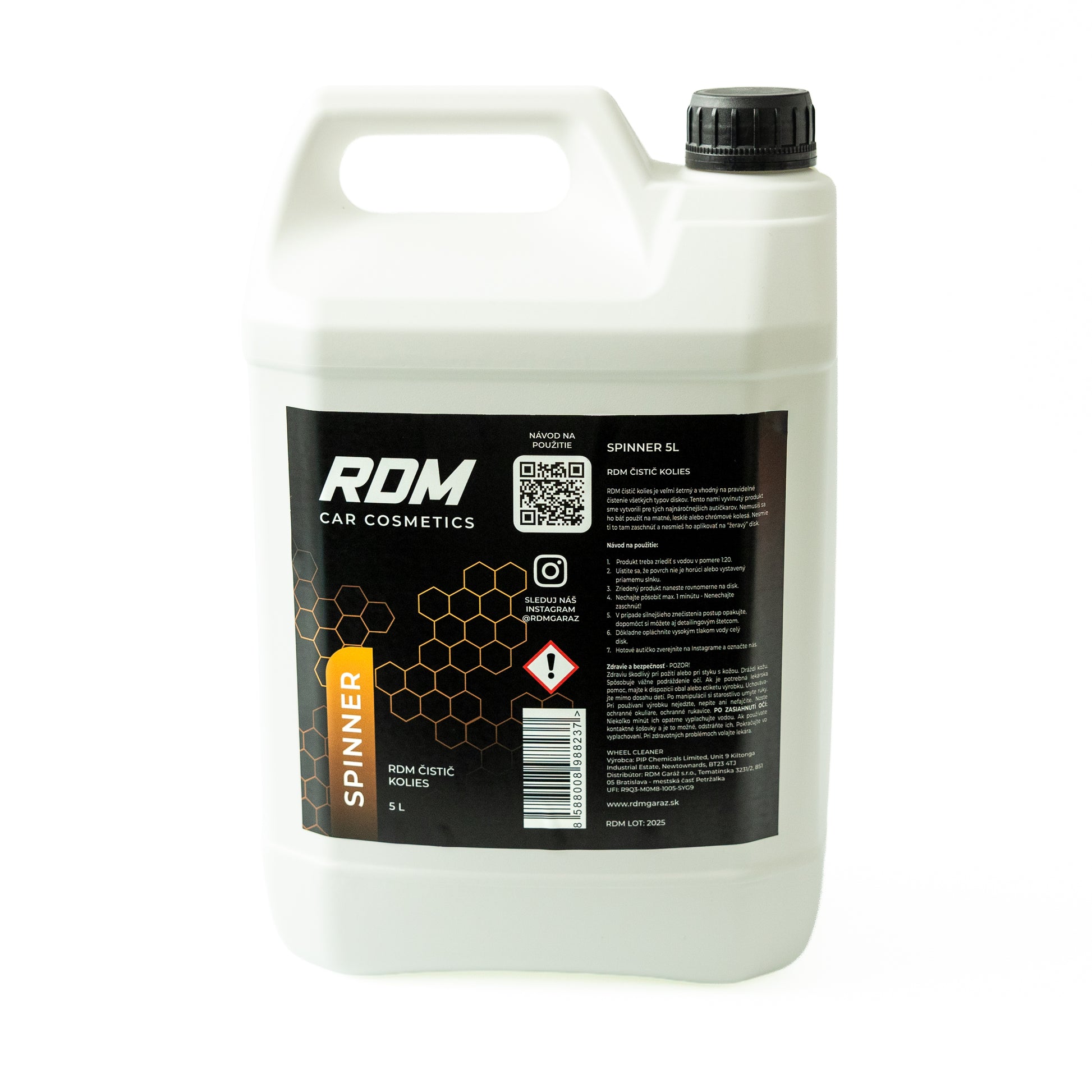RDM SPINNER - Čistič kolies 5L