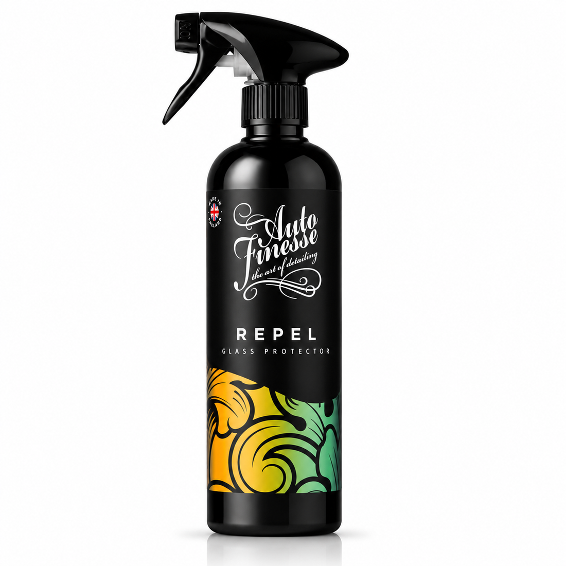 Auto Finesse Repel Glass Protector 500 ml – čistič skiel s tekutými stieračmi