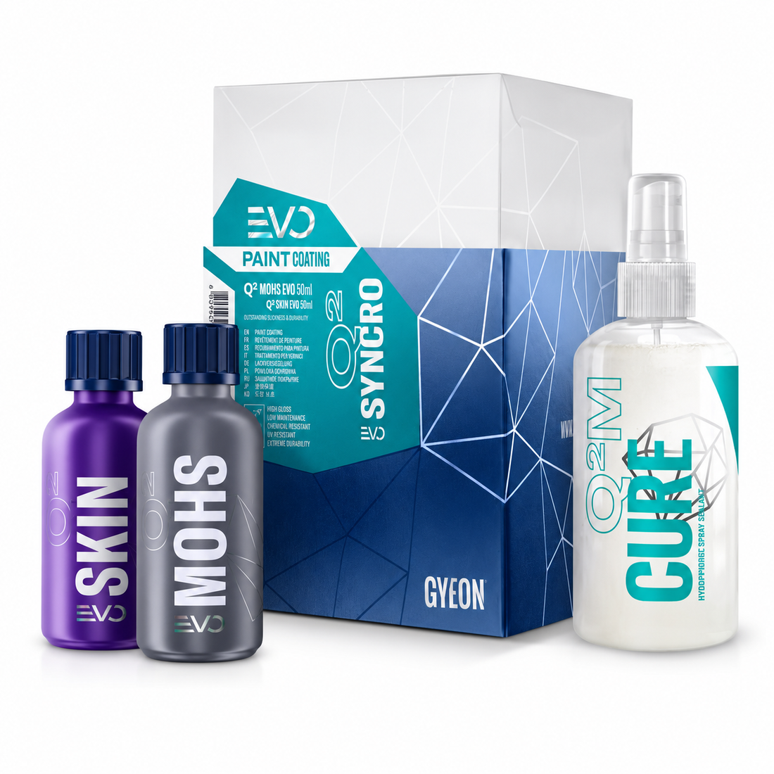 Gyeon Q² Syncro EVO 50 + 50 ml – dvojvrstvová keramická ochrana laku