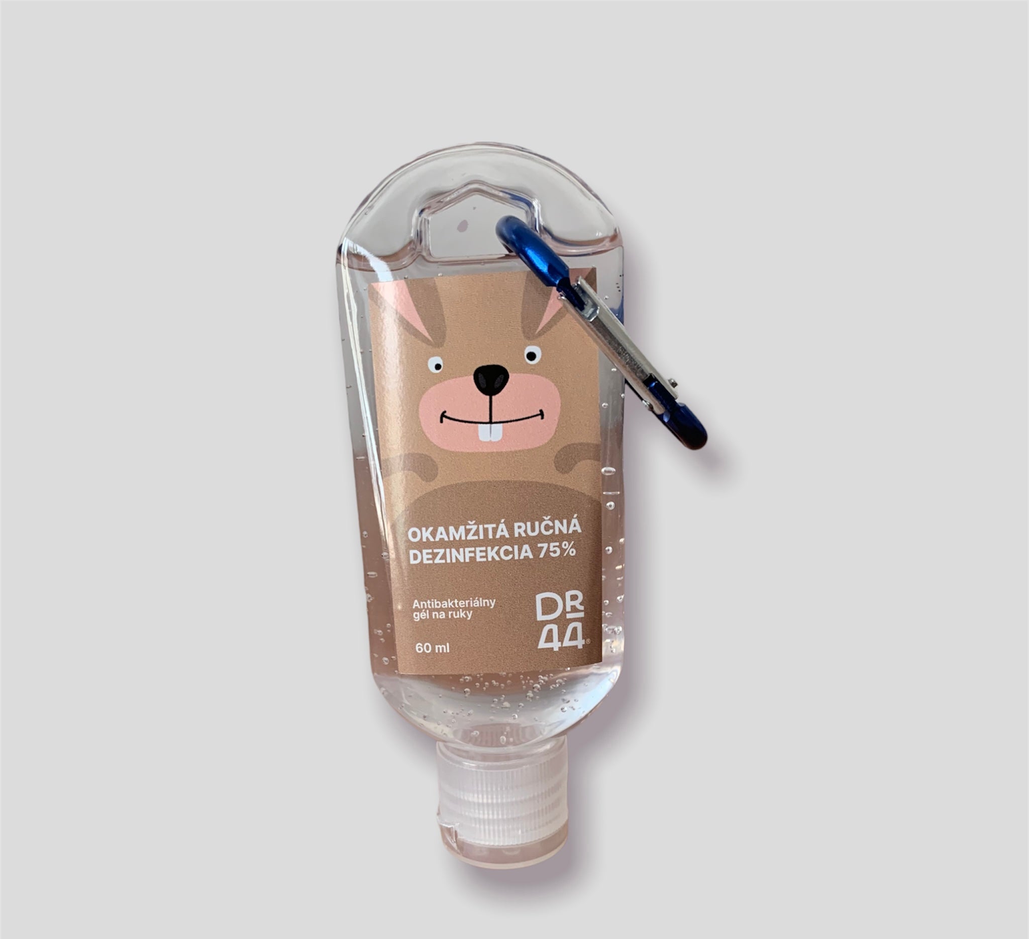 Dezinfekcia na ruky s karabínkou Detská edícia